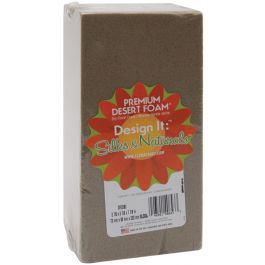 Floracraft Desert Foam Dry Foam Blocks 2/Pkg