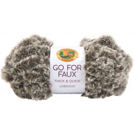 Lion Brand Yarn Go For Faux Thick & Quick Chow Chow 023032025261