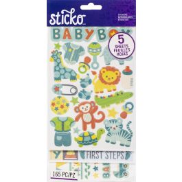 EK Sticko Sticker Flip Pack Baby Boy