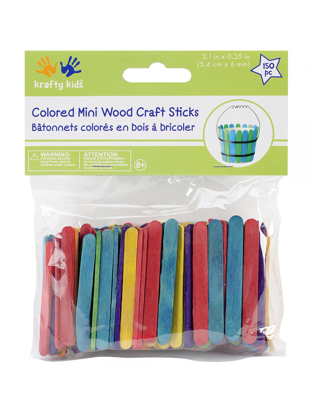 Mini Craft Sticks-Colored