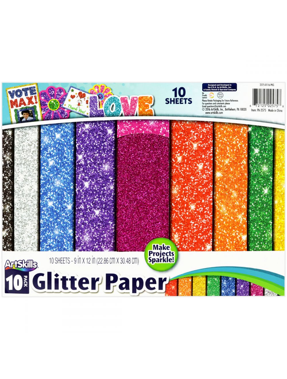 ArtSkills Glitter Paper Multi