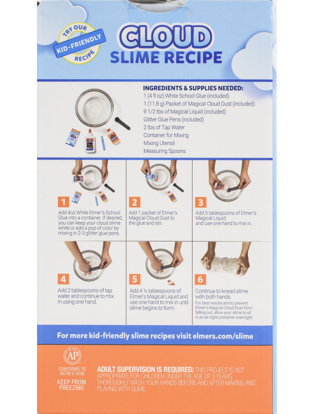 Elmer's Slime Kit - Cloud Slime Kit