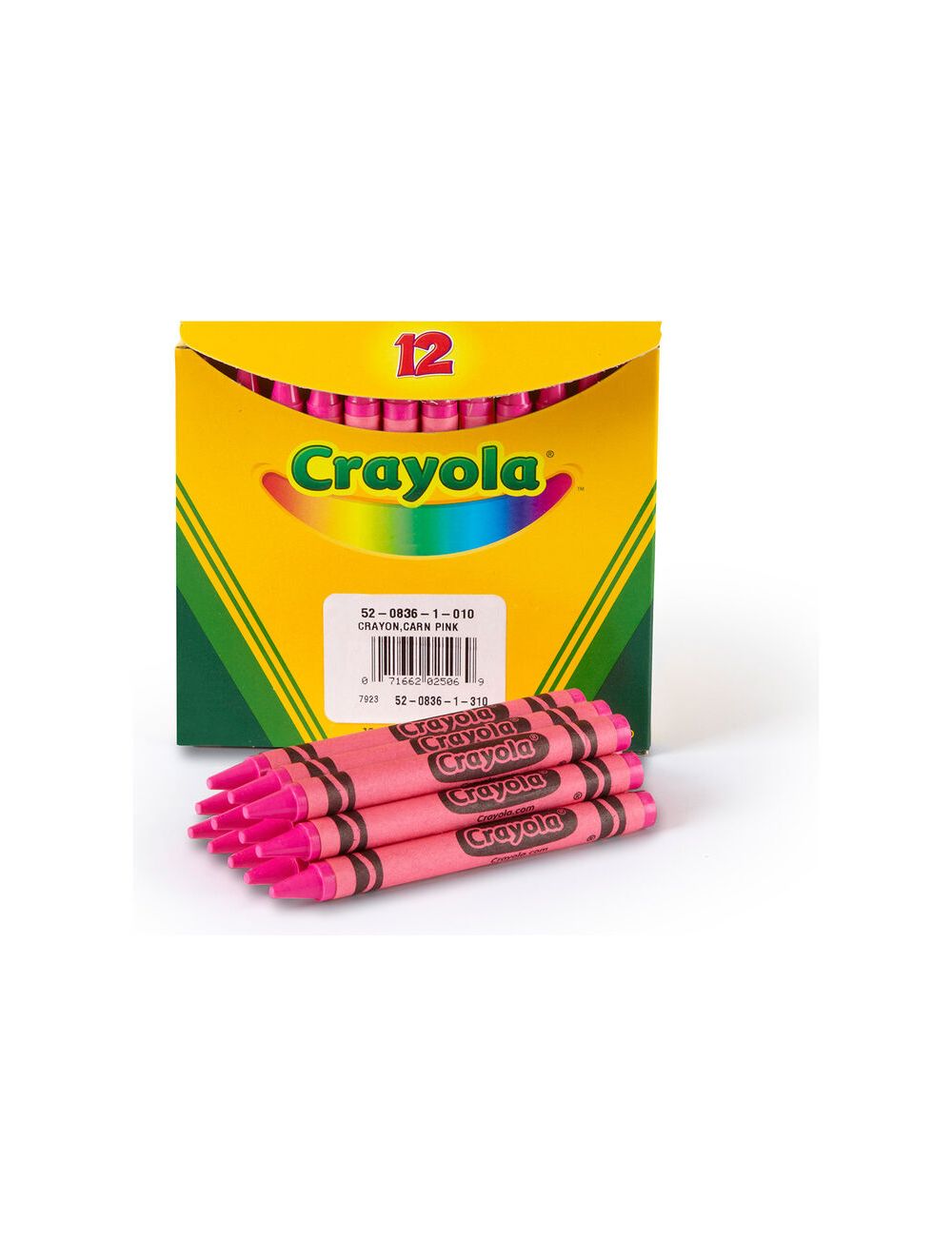 Bulk Crayons, Carnation Pink, 12/Box
