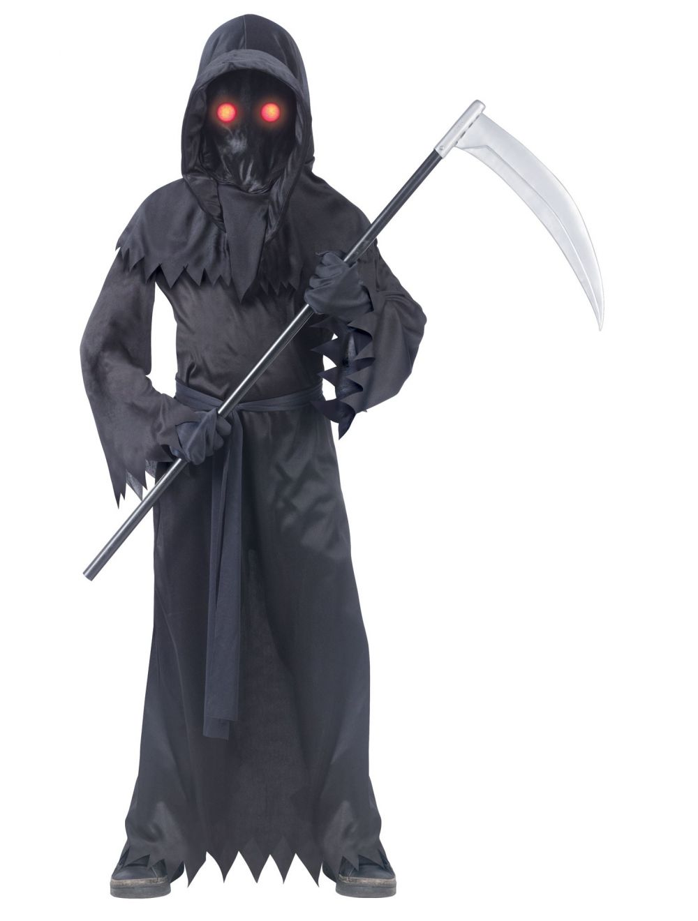 Grim Reaper Fade in/Out Unknown Phantom Costume, Black, Child Small(4-6 ...