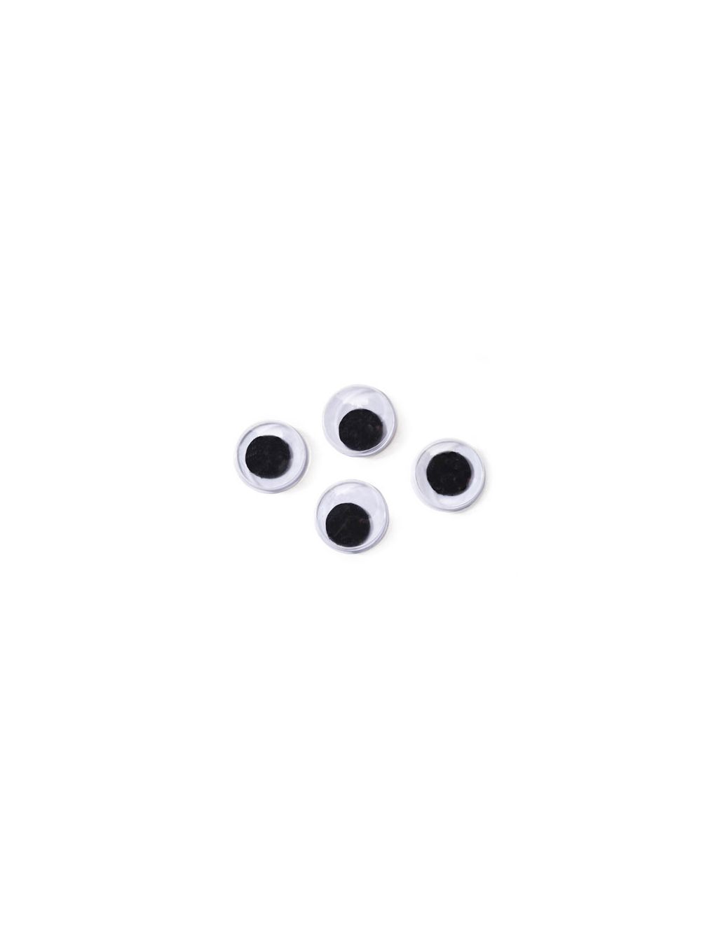 Darice Paste on Eyes Movable Black - 18mm