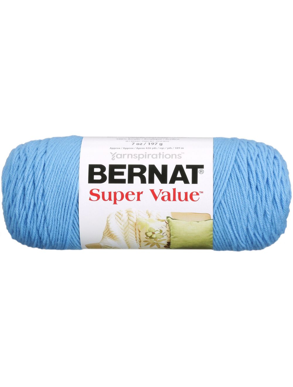 Bernat Super Value Solid Yarn - Hot Blue